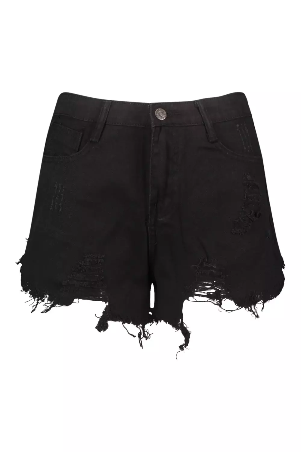 【COSYHARU】Adjust cut black denim bermuda pants ボトムス - ARTHUR FASHION WORLD