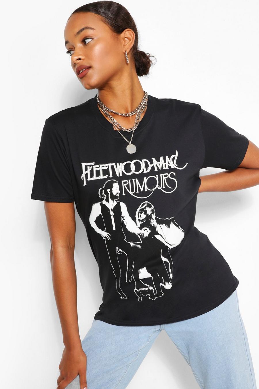Black T-shirt med Fleetwood Mac-motiv image number 1