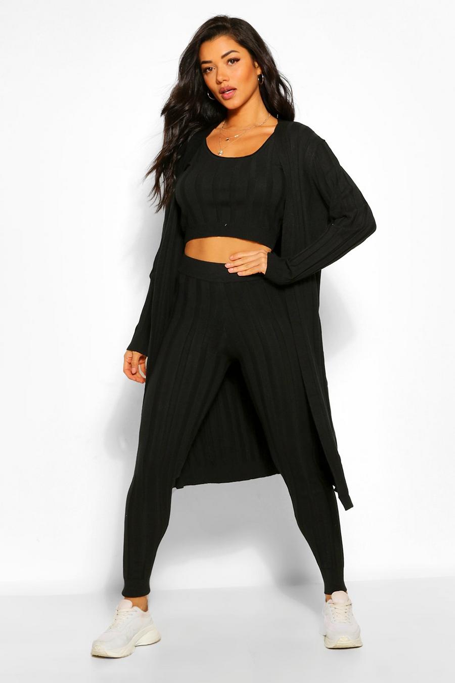 3PC Rib Knit Co-ord image number 1