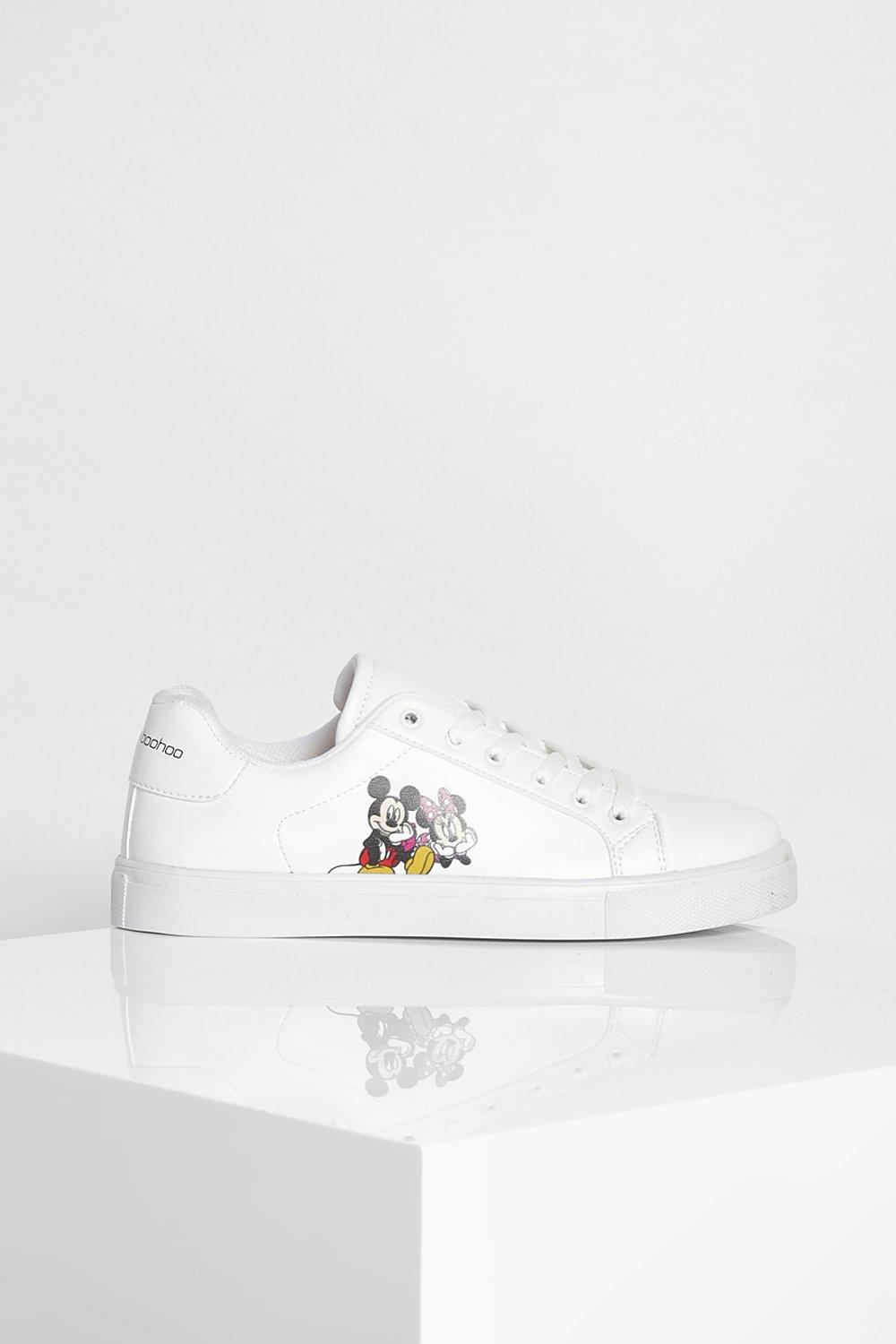 boohoo white trainers