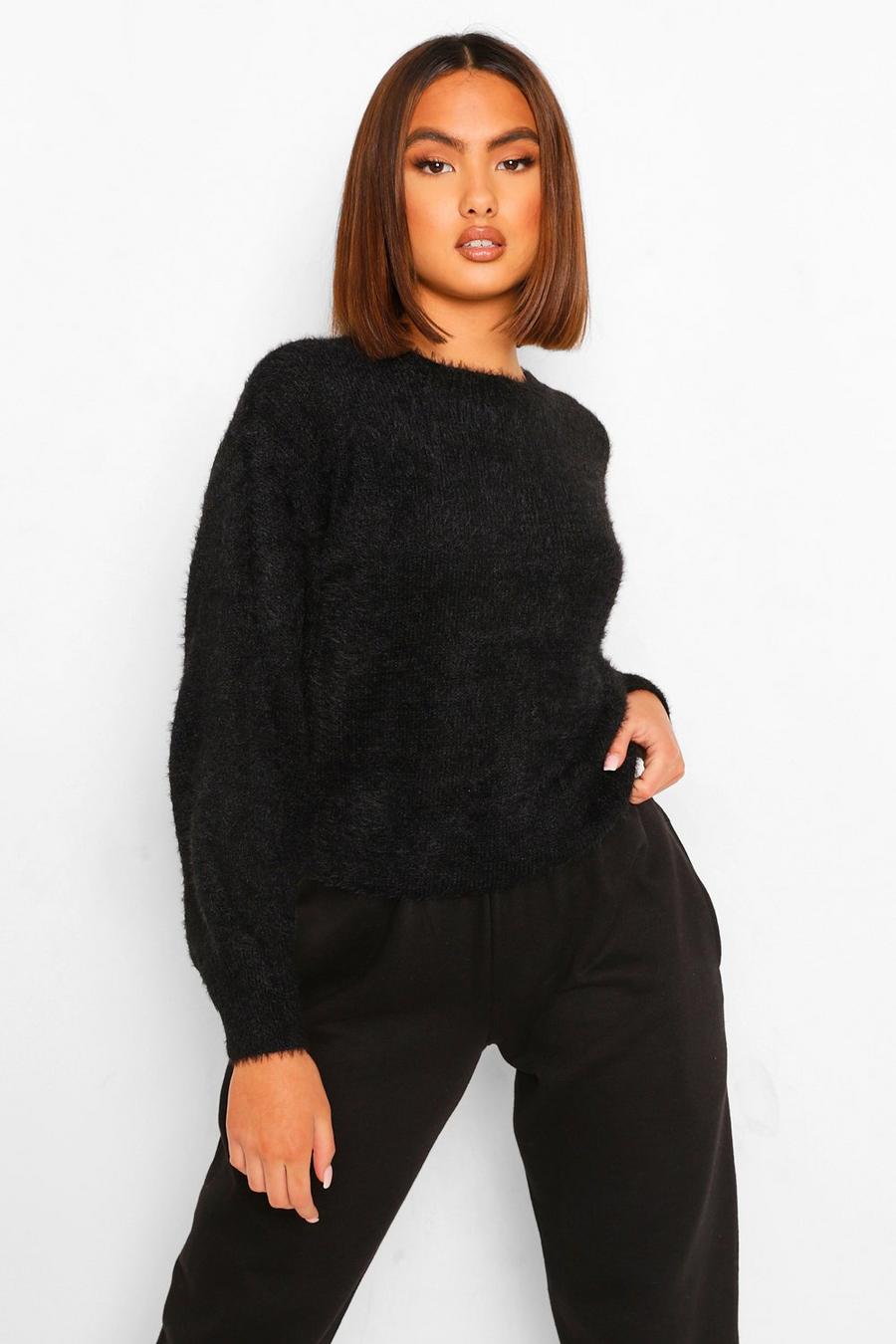 Premium Fluffy Knit Sweater image number 1
