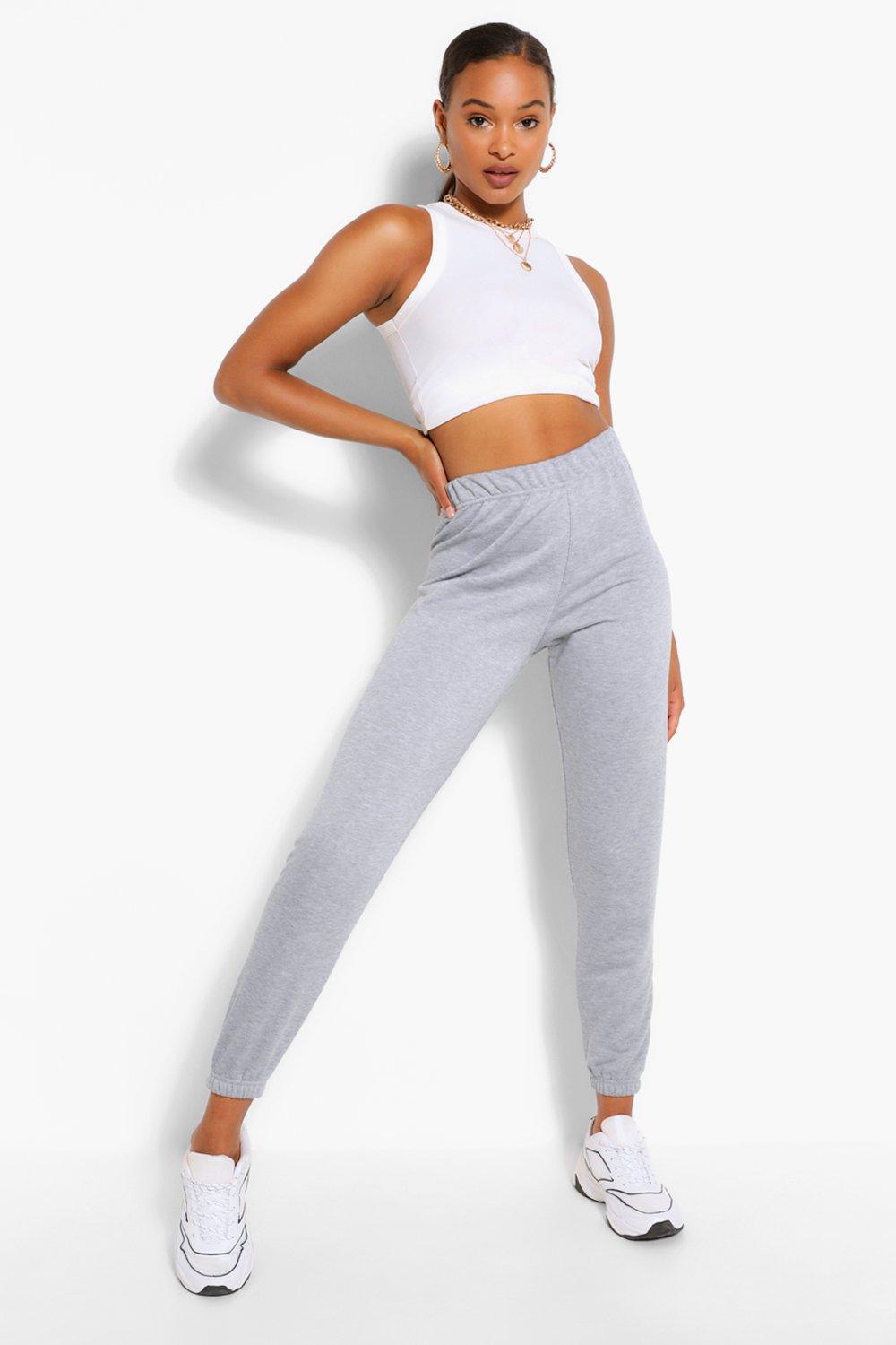 White slim best sale fit joggers