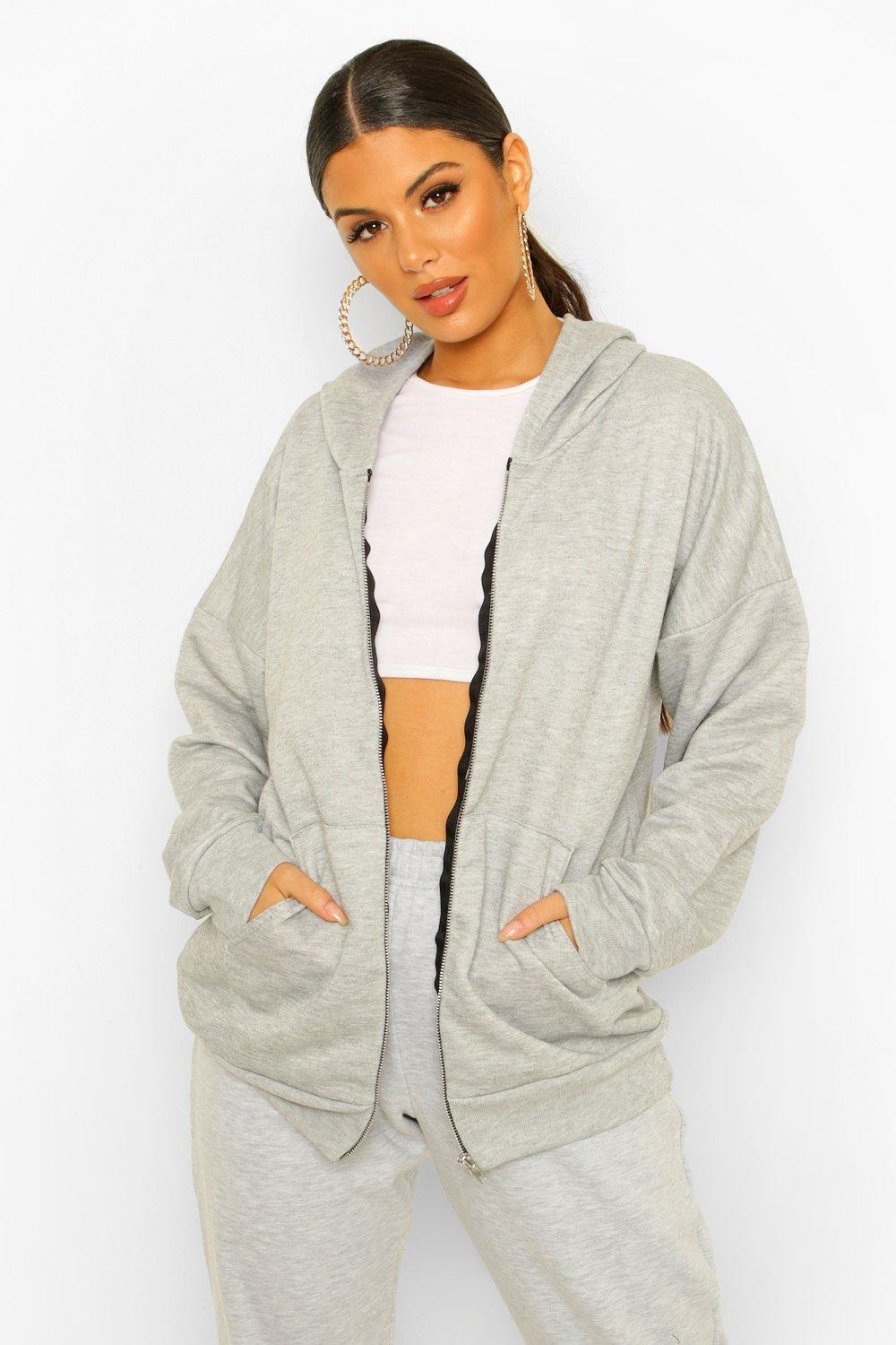 oversized zip up cardigan