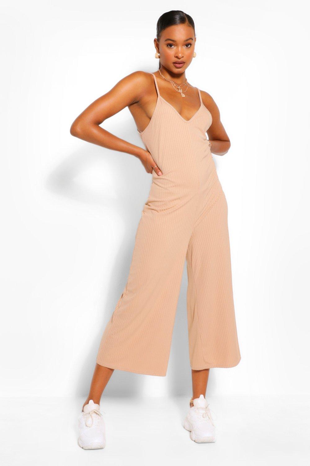 strappy culotte jumpsuit