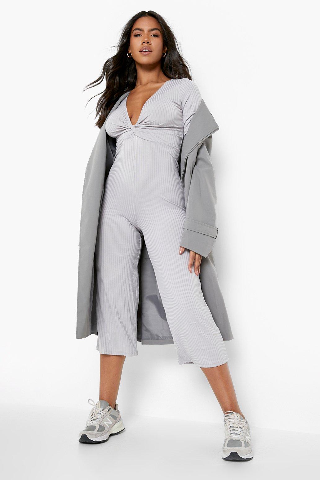 Grey culotte jumpsuit online