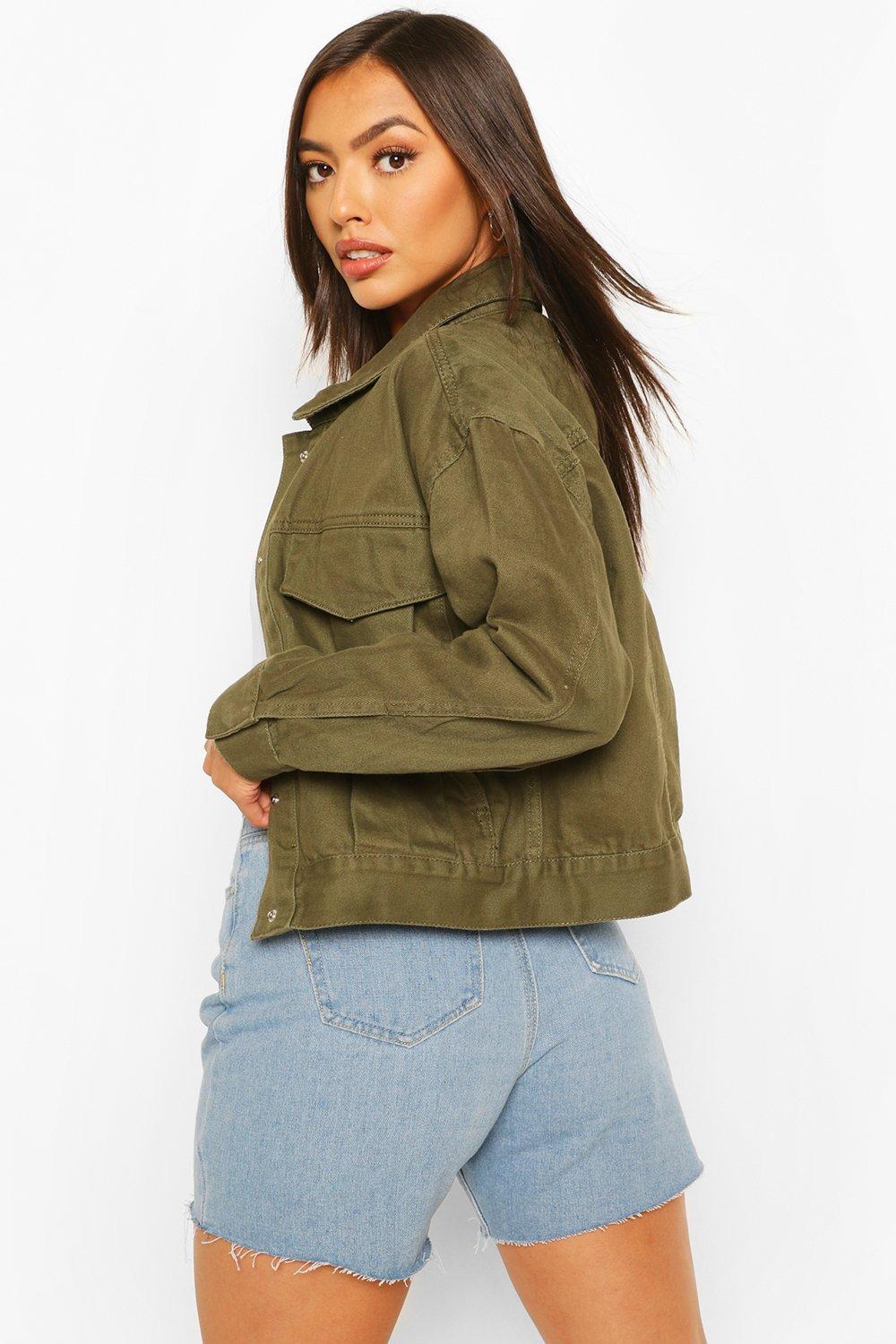 Women s Utility Jacket Boohoo UK