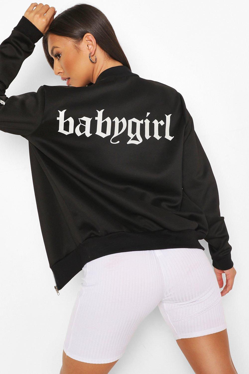 jacket that says baby girl