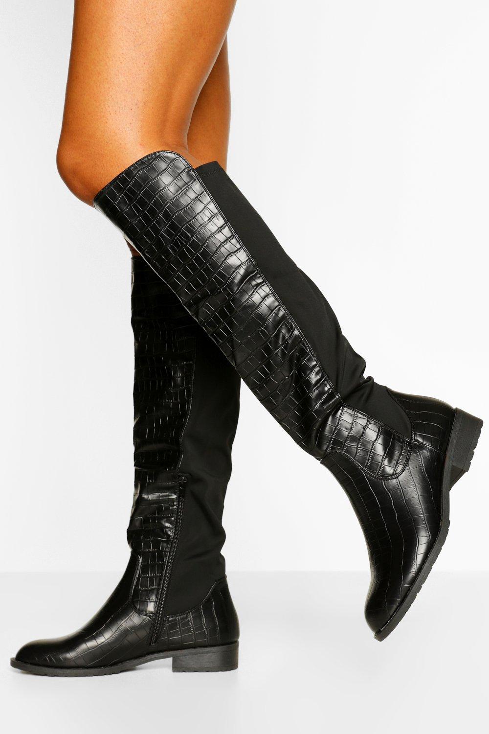 asda ladies knee high boots