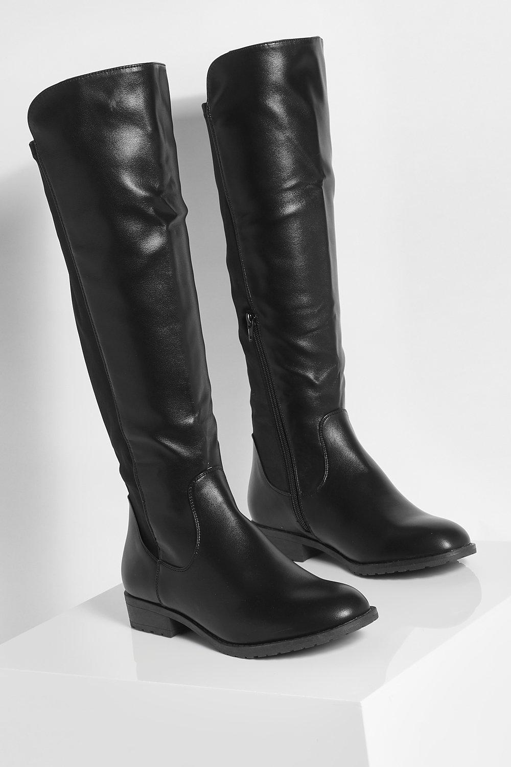 Petite Fit Knee High Riding Boots