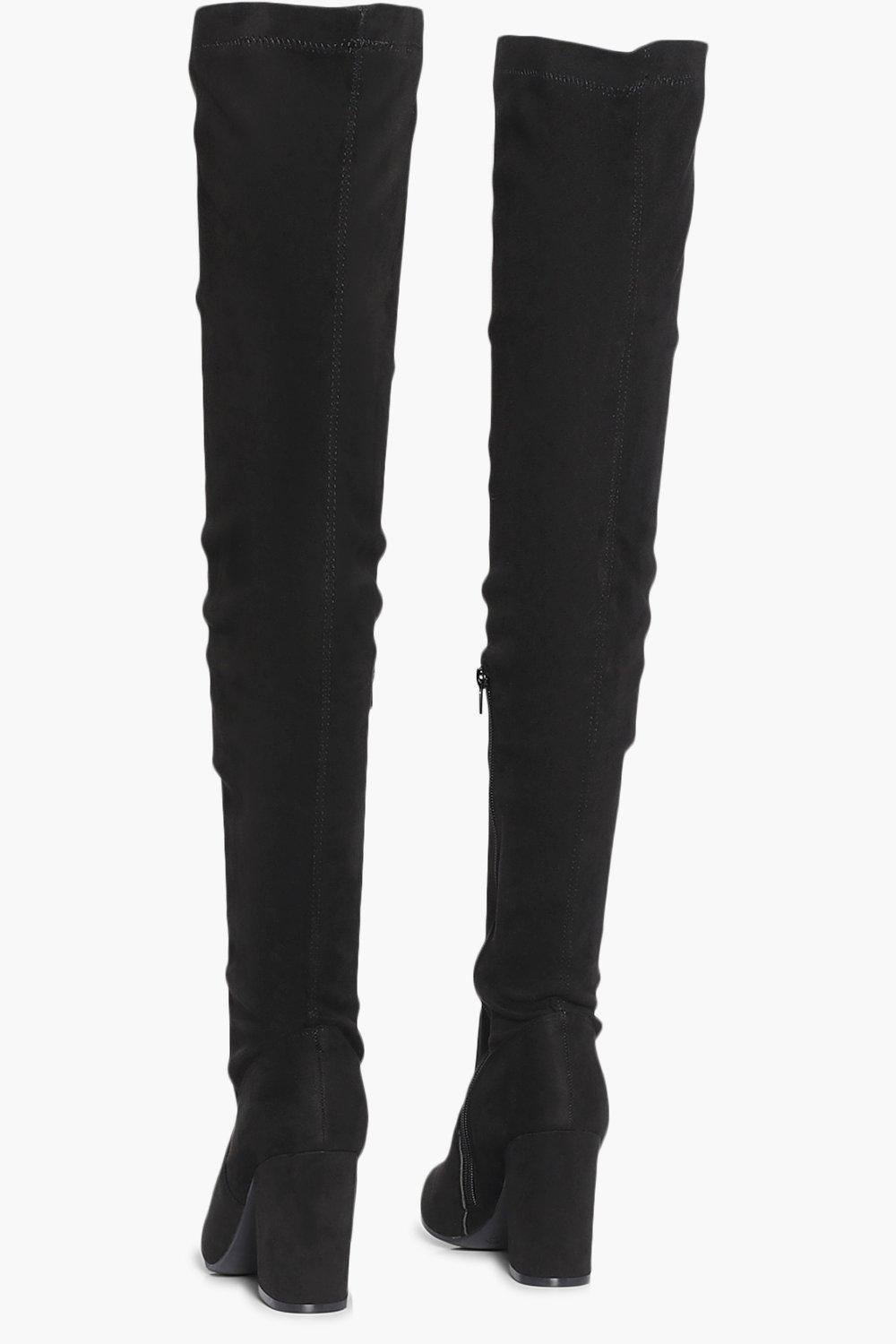 Petite thigh high clearance boots