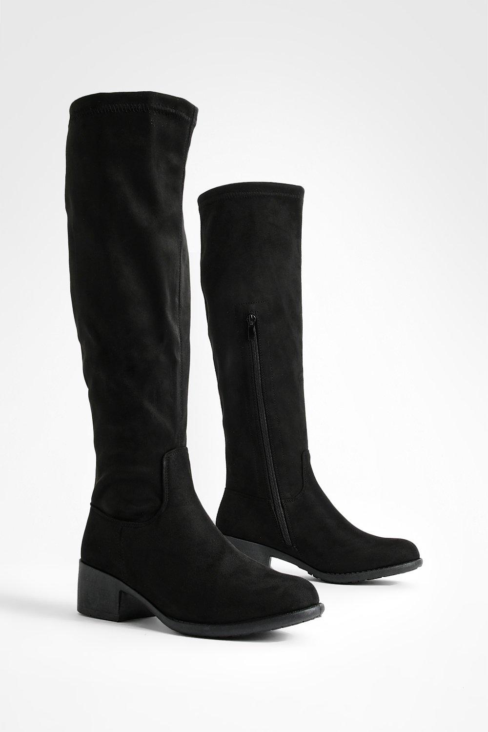 boohoo wide fit boots