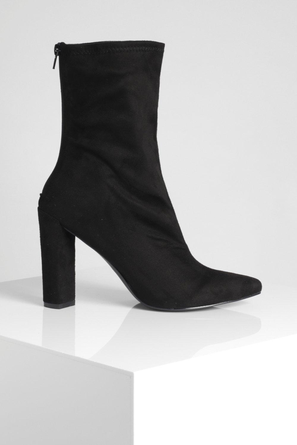 Boohoo black outlet sock boots