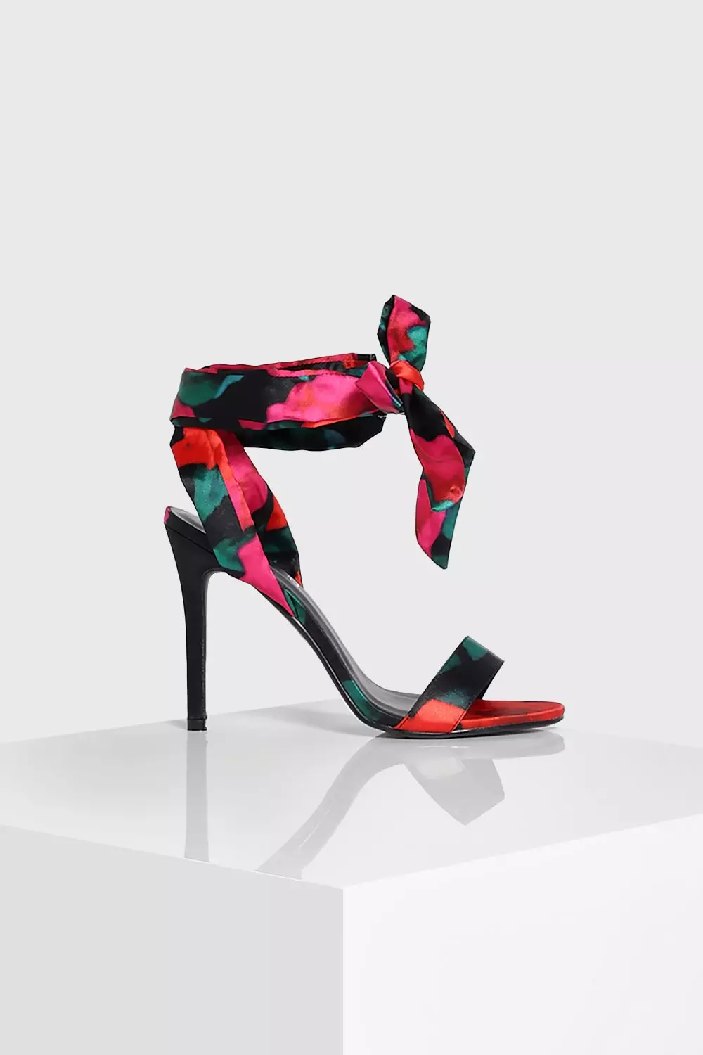 Zara hot sale floral heels