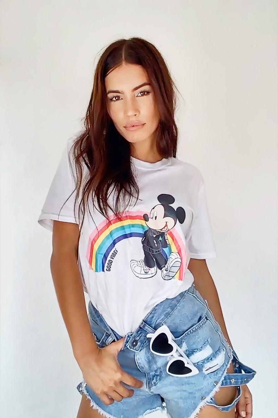 Disney T-Shirt mit „Mickey Good Vibes“-Print image number 1