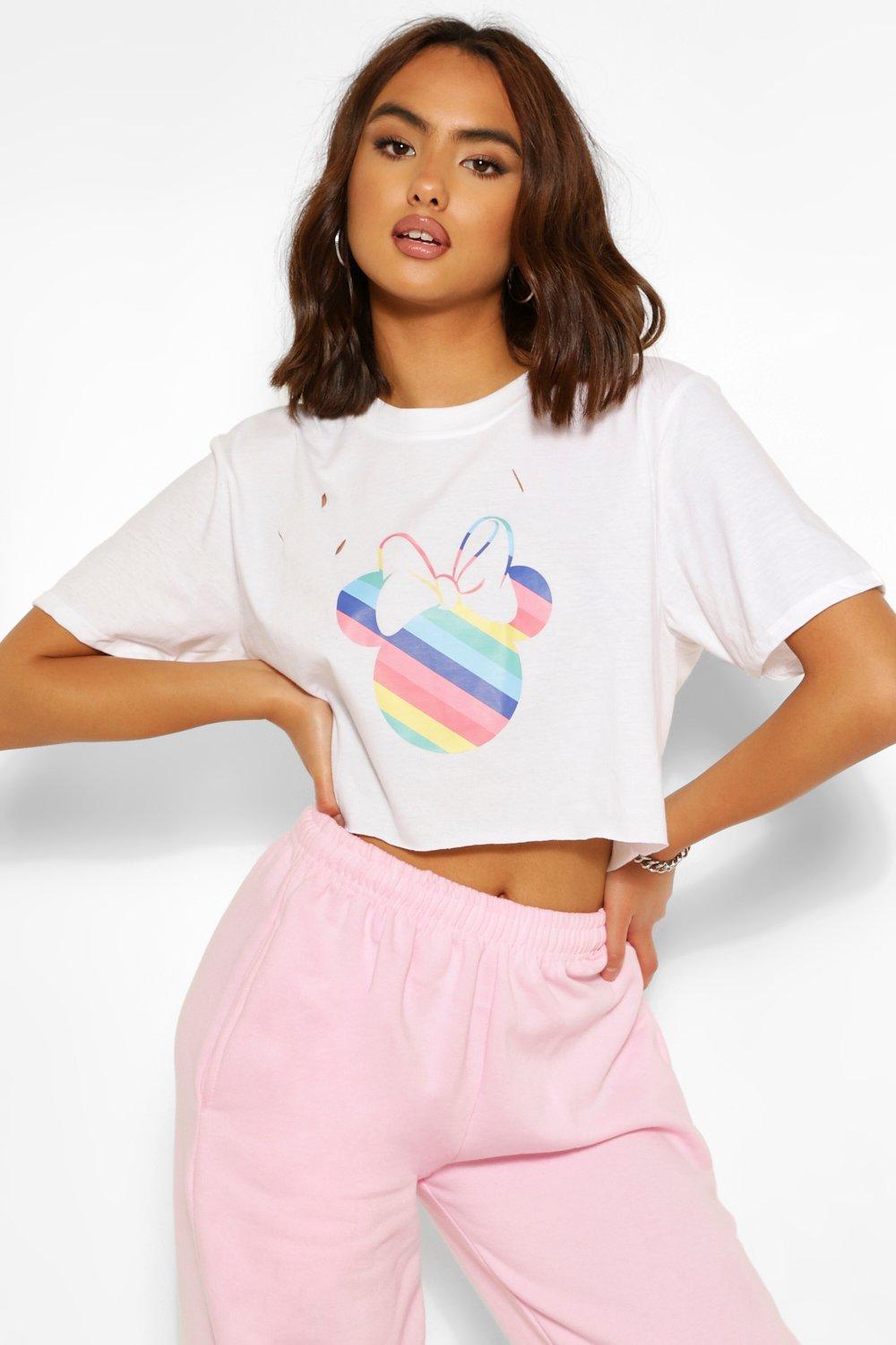 Minnie crop top sale