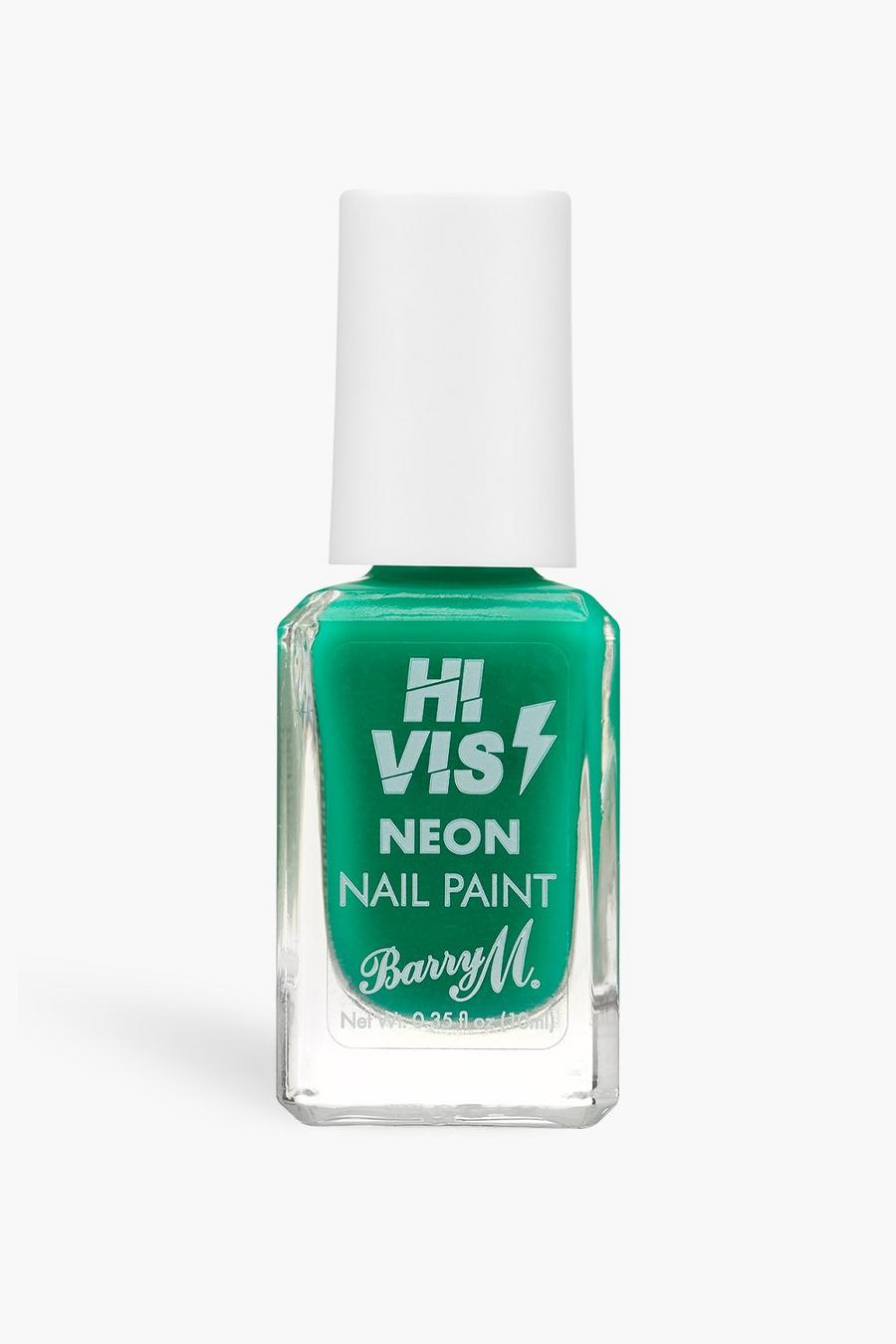 Barry M Hi Vis Neon Nail Paint Green Light image number 1