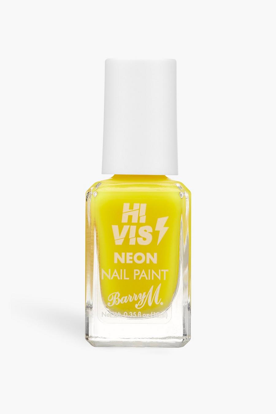 Barry M Hi Vis Neon Nail Paint Yellow Flash image number 1