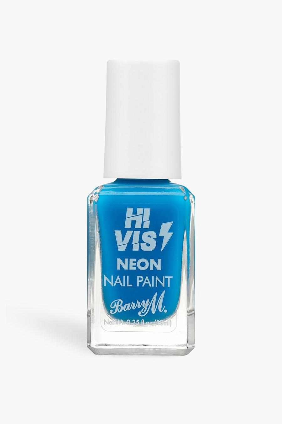 Barry M Hi-Vis Neon Nail Paint Blue Shock image number 1