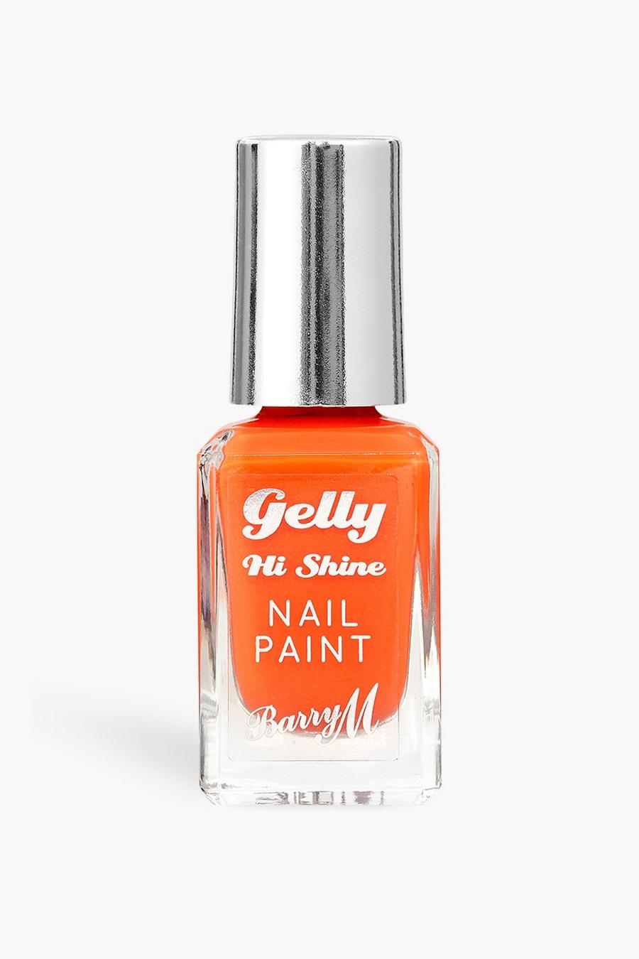 Orange Barry M Gelly Hi Shine Nail Paint Tangerine image number 1