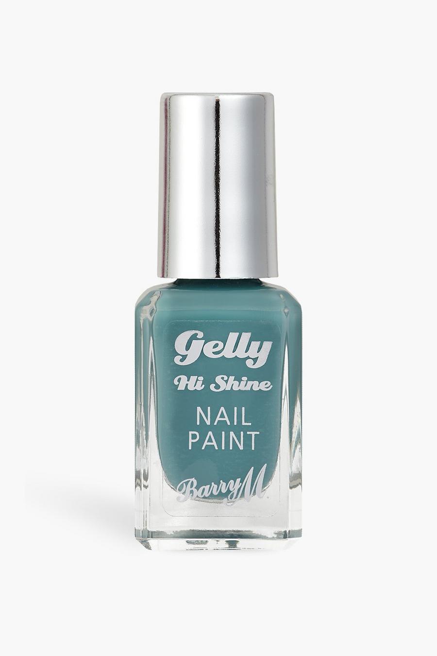 Teal Barry M Gelly Hi Shine Nail Paint Spearmint image number 1