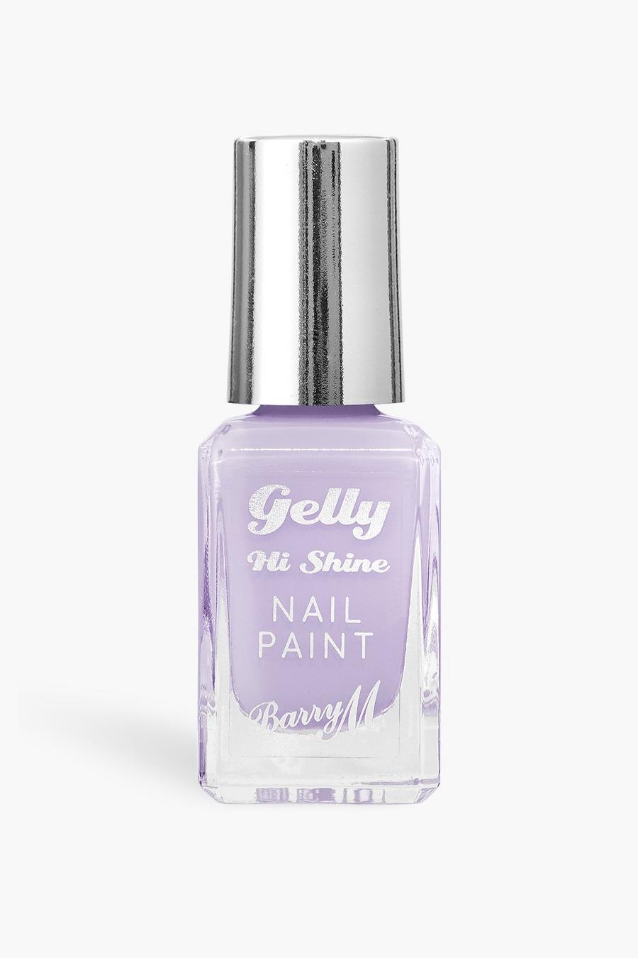 Lilac purple Barry M Gelly Hi Shine Nail Paint Lavender