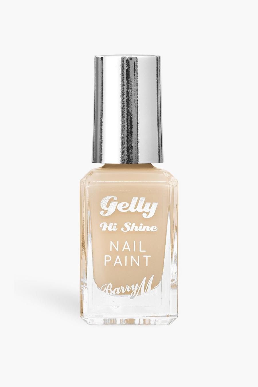 Nude Barry M Gelly Hi Shine Nail Paint Iced Latte image number 1