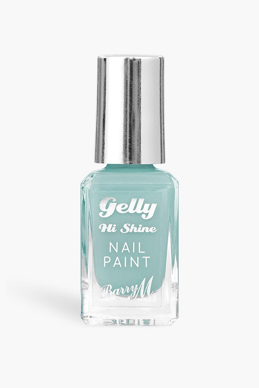 Mint Barry M Gelly Hi Shine Nail Paint Berry Sorbet image number 1