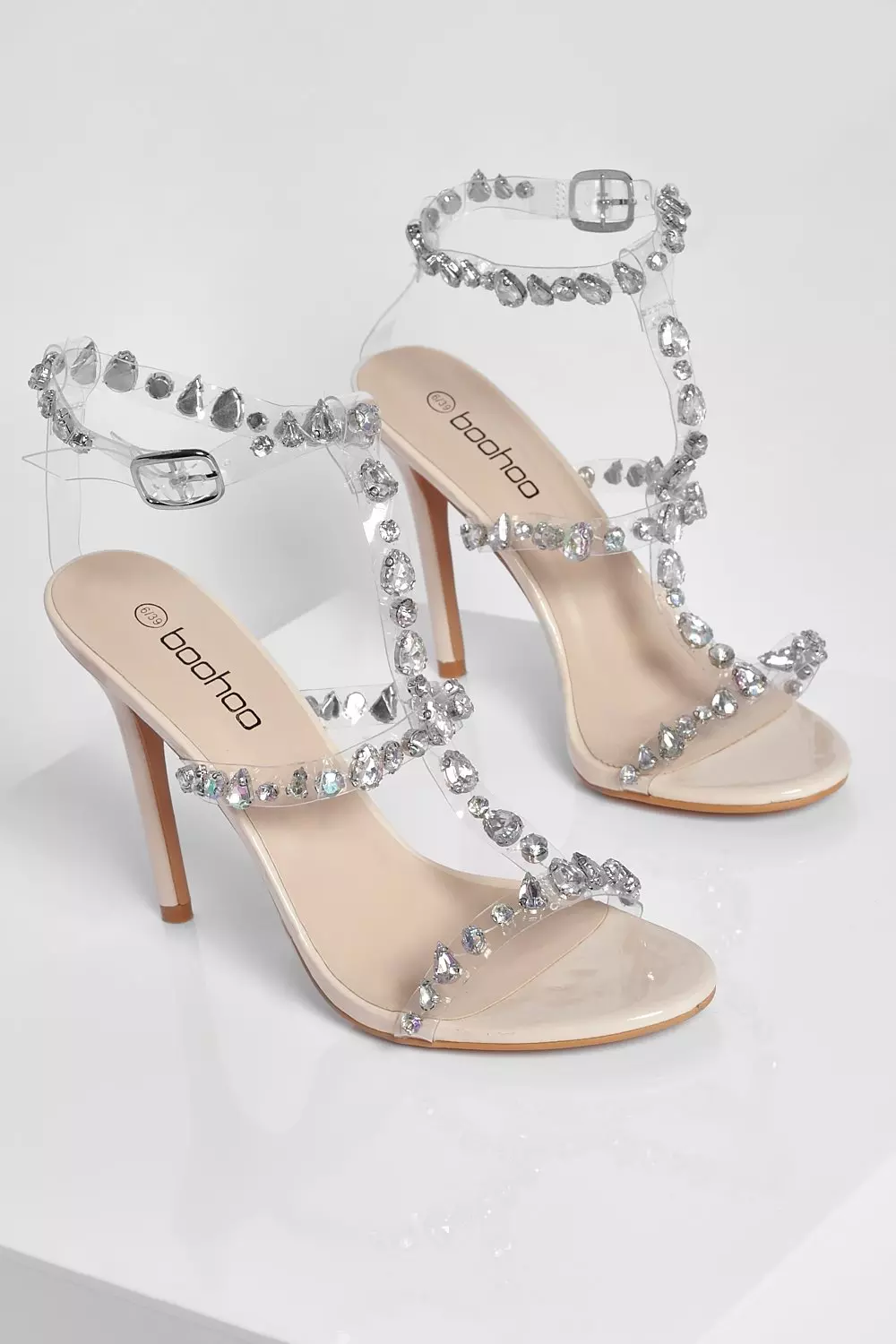 Nude cage outlet heels