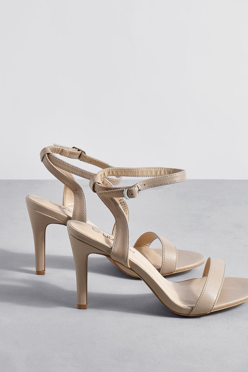 Wide width best sale nude sandals