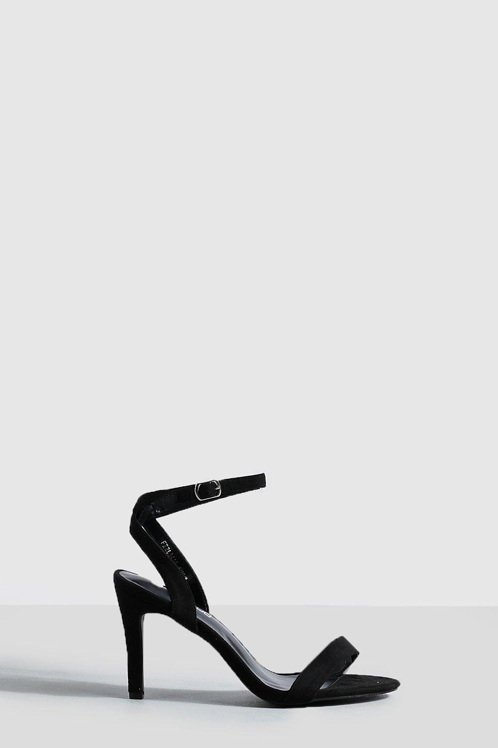 Boohoo barely there heels best sale