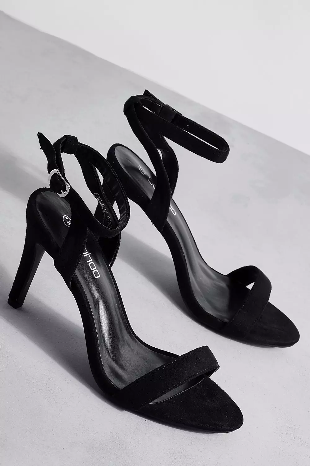 Black Wide Fit Barely There Heels alternative image