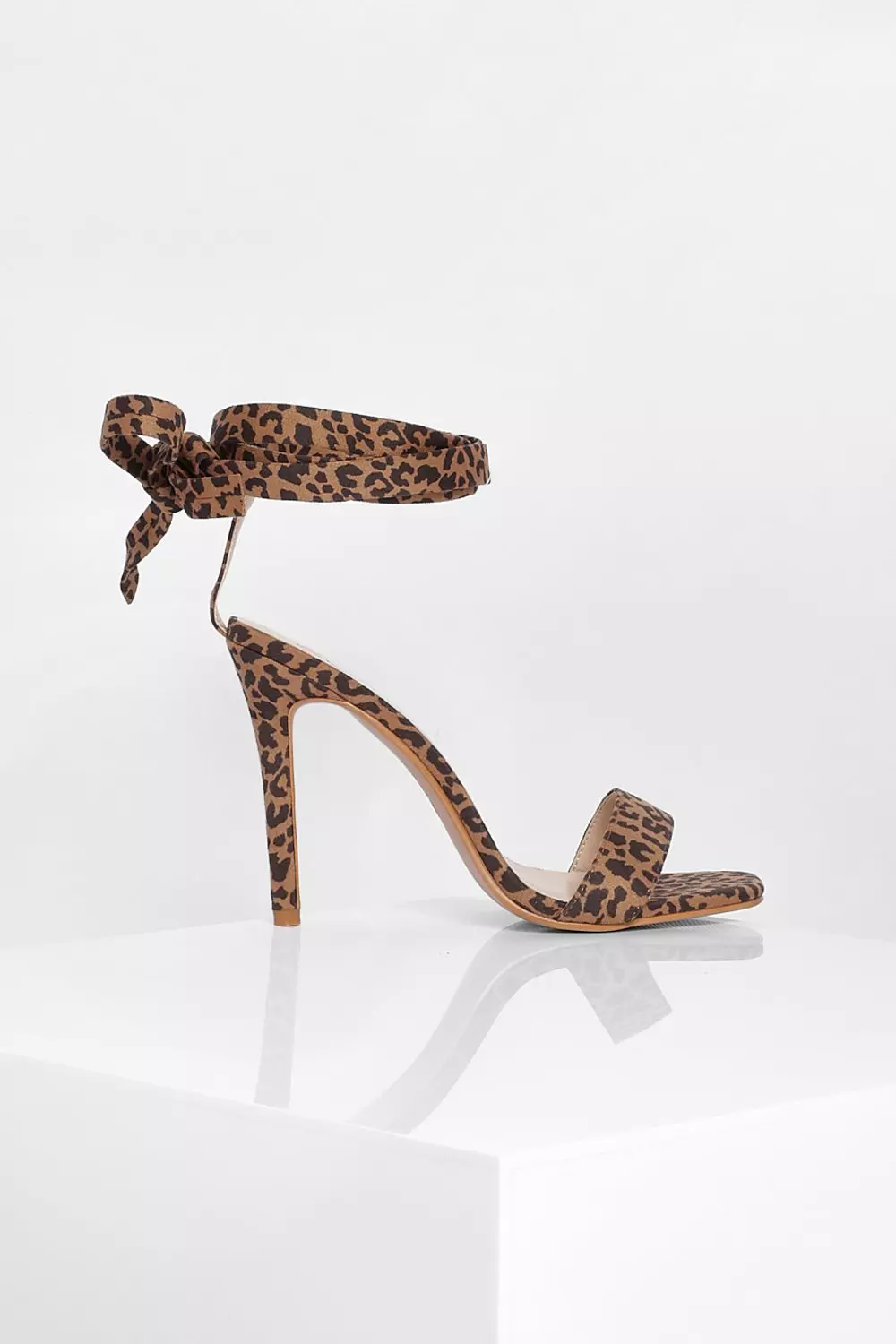 Barely there sales leopard heels