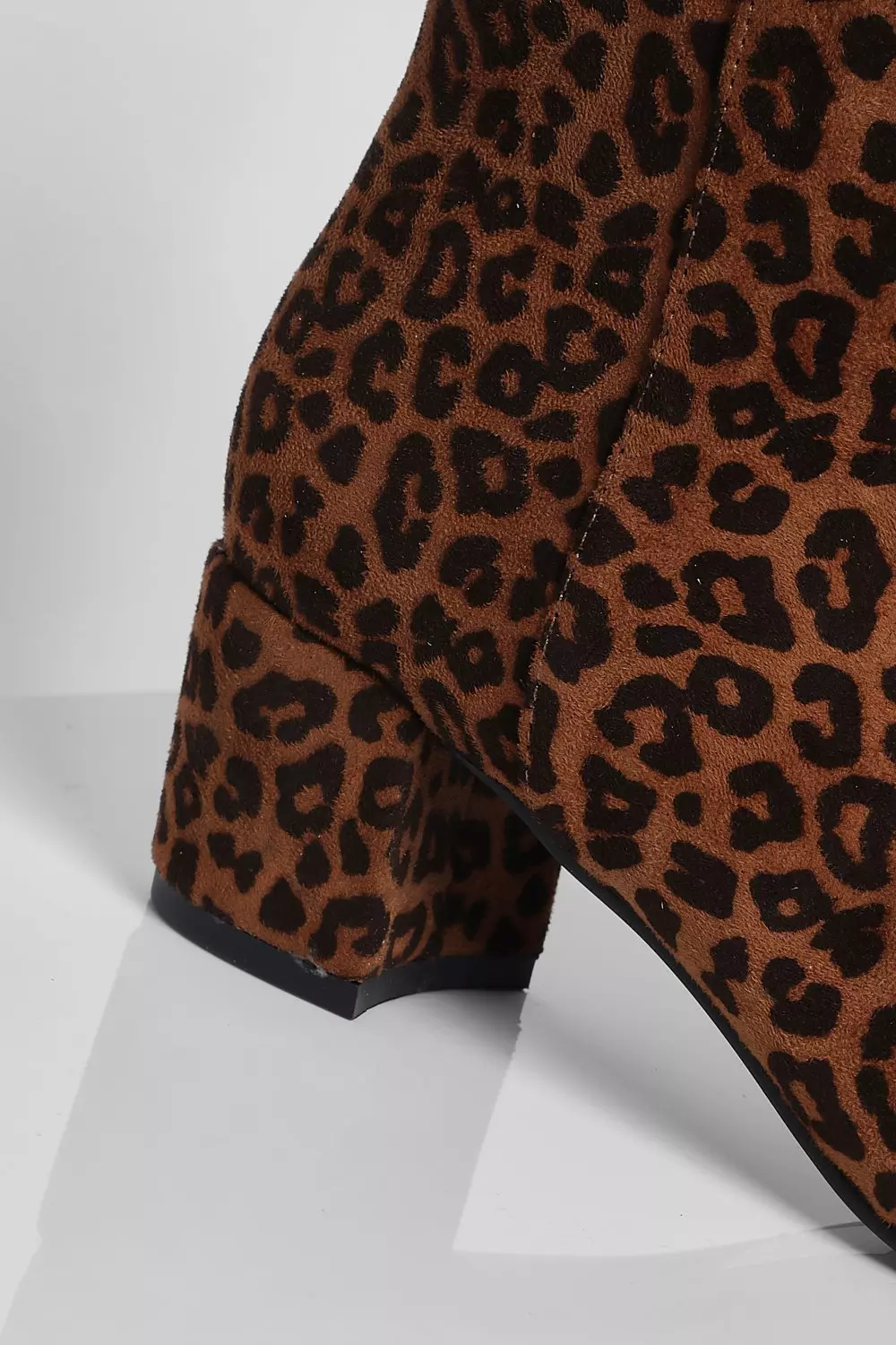 Boohoo 2024 leopard boots