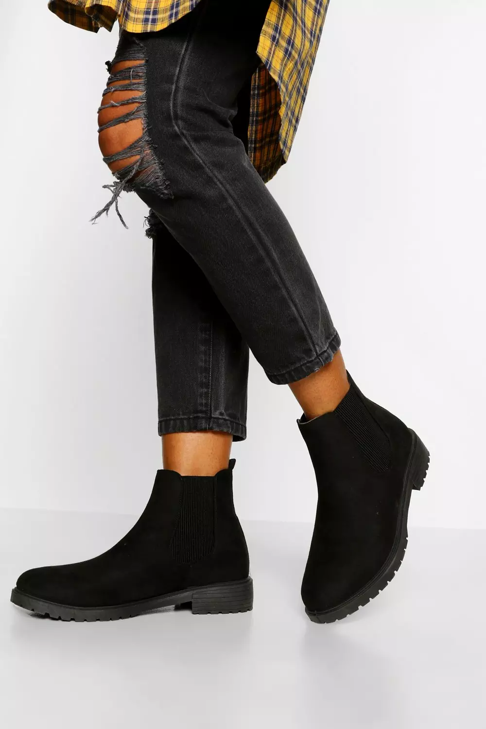 Wide fit pull on hot sale boots