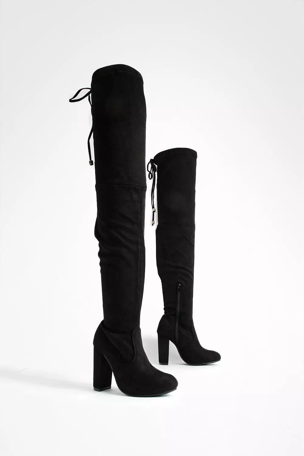 Boohoo hot sale thigh boots