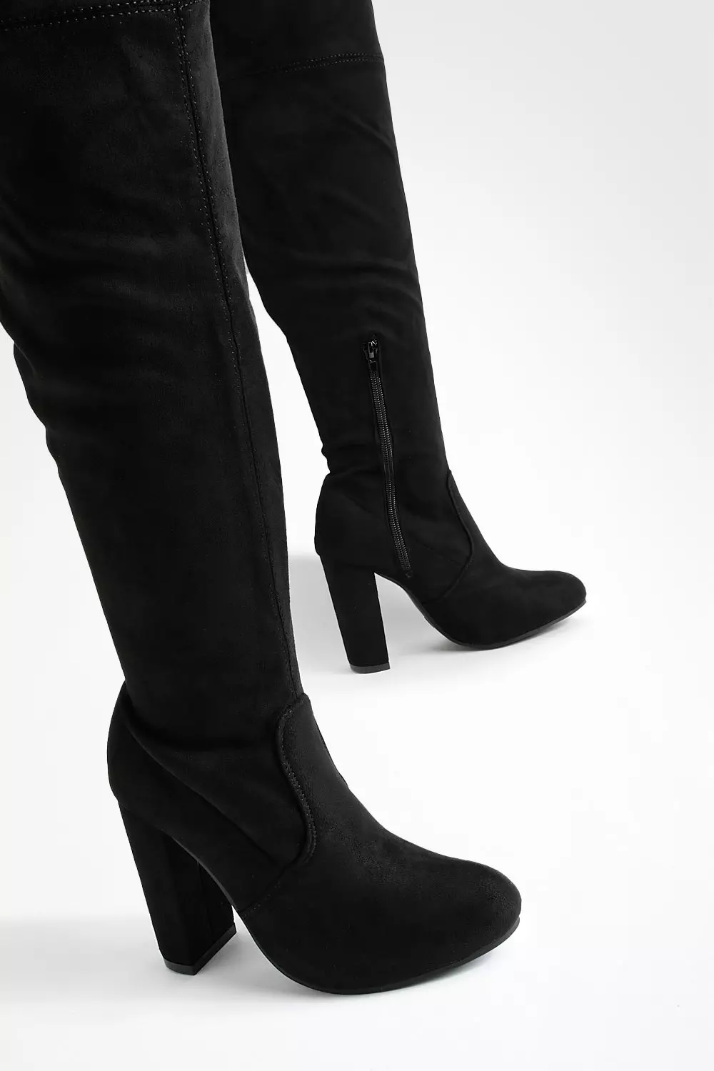 Heel thigh boots hotsell