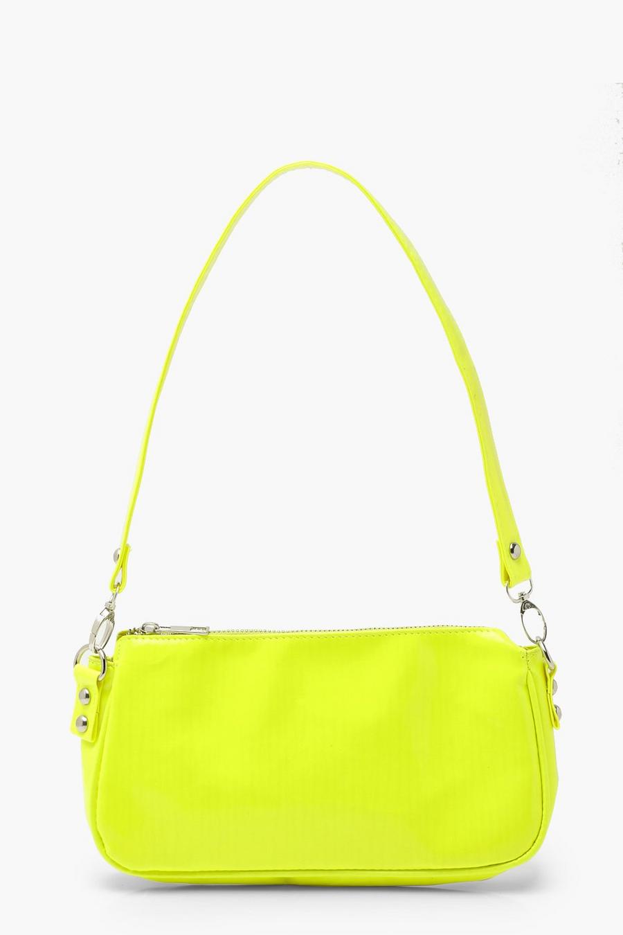 Lime Patent Shoulder Bag image number 1