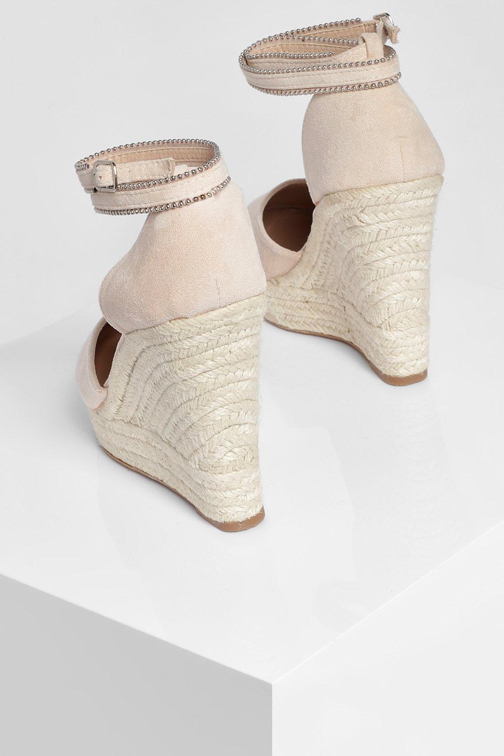 Lipsy closed ankle on sale strap espadrille wedges