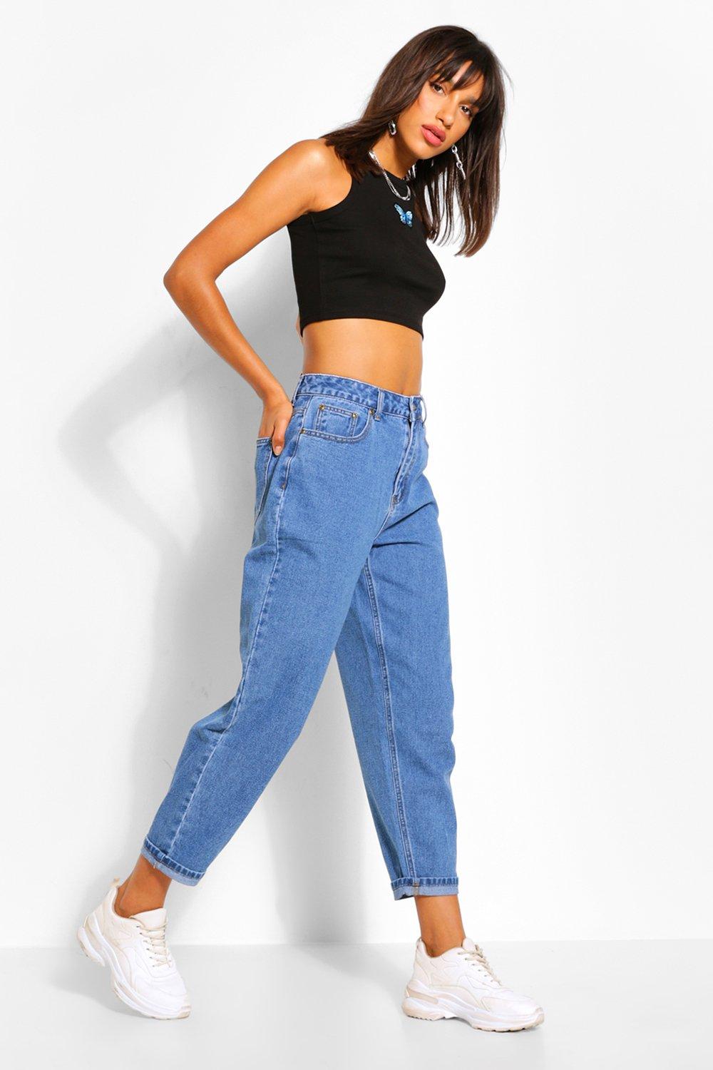 boohoo mum jeans