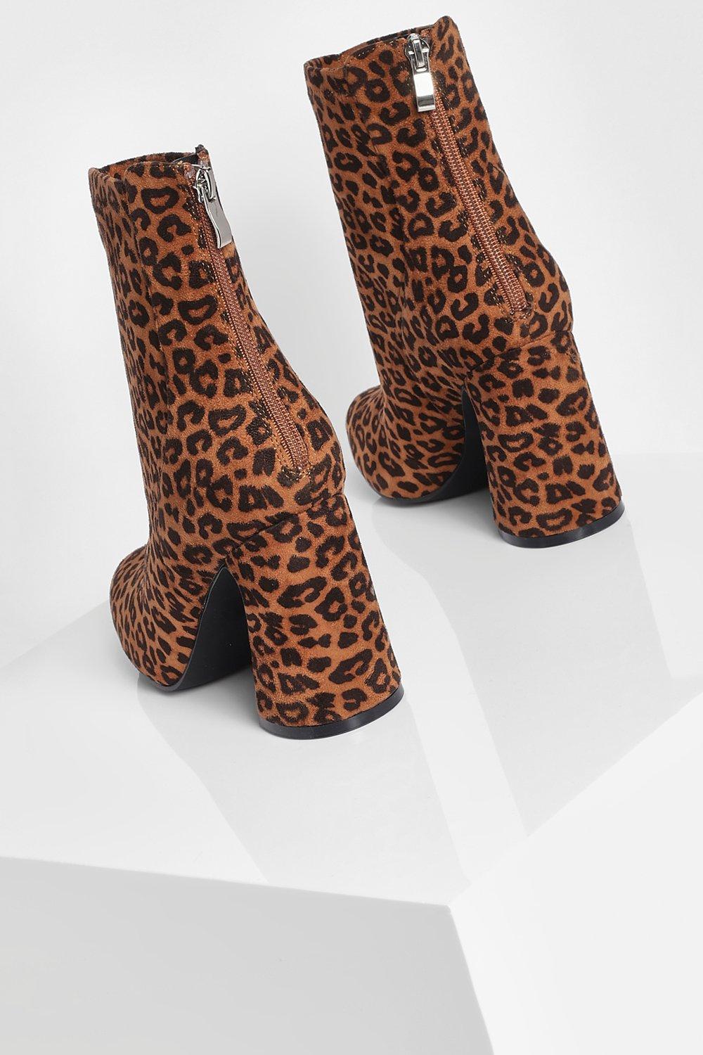 Leopard Sock Boots レオパードプリントネオプレン ソックブーツ Leopard Sock Bootie Sock Boots Leopard Sales