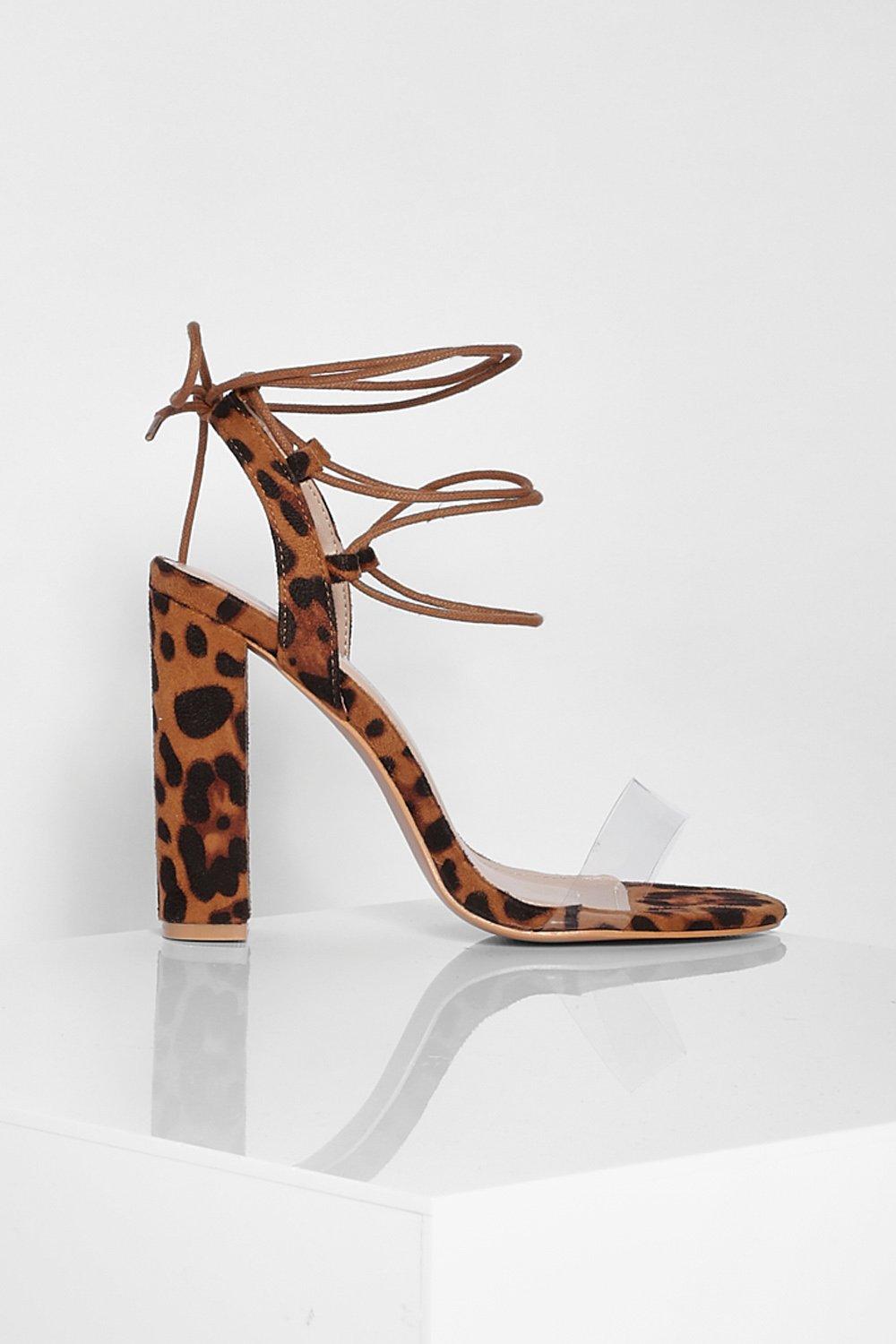 Raid leopard clearance print block heels