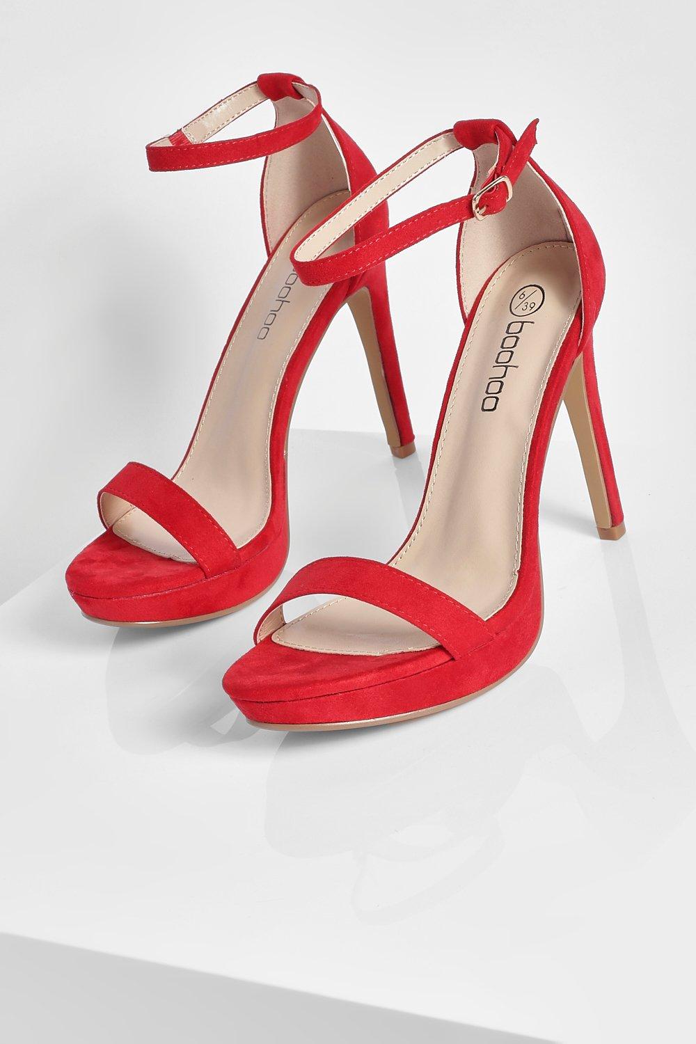 Boohoo hot sale red heels