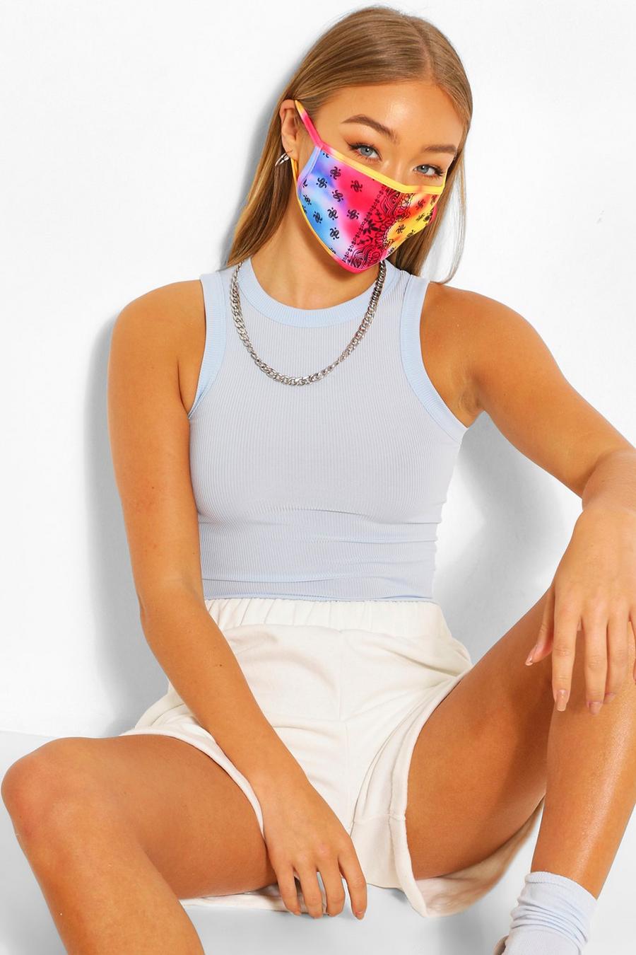 Paisley Fashion Face Mask image number 1