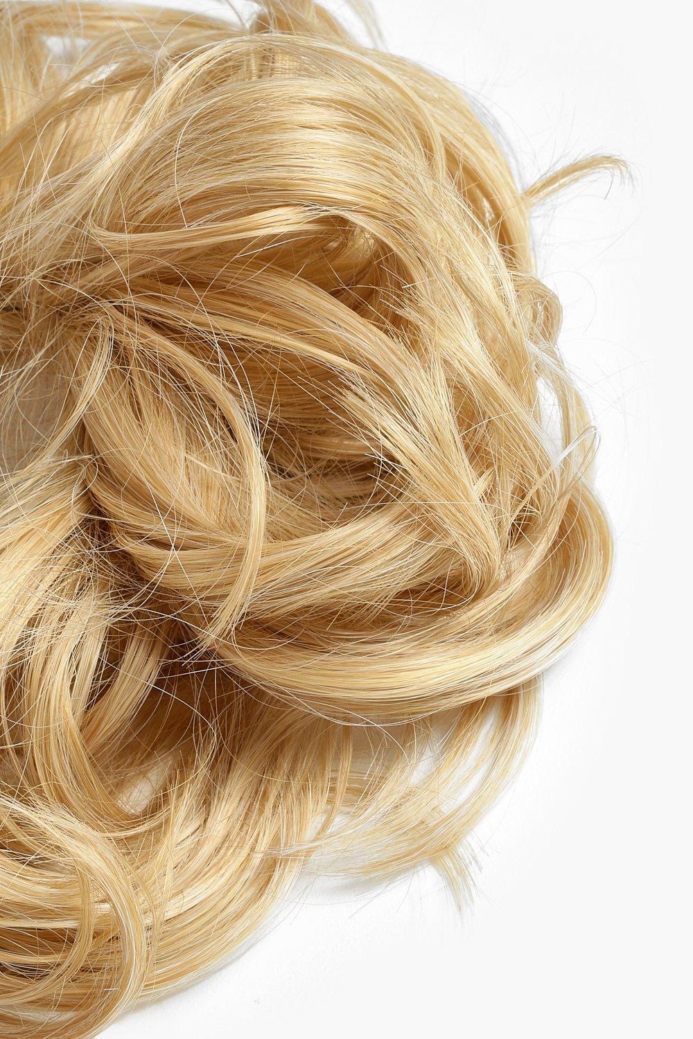LullaBellz Messy Bun Scrunchie Golden Blonde | Boohoo UK