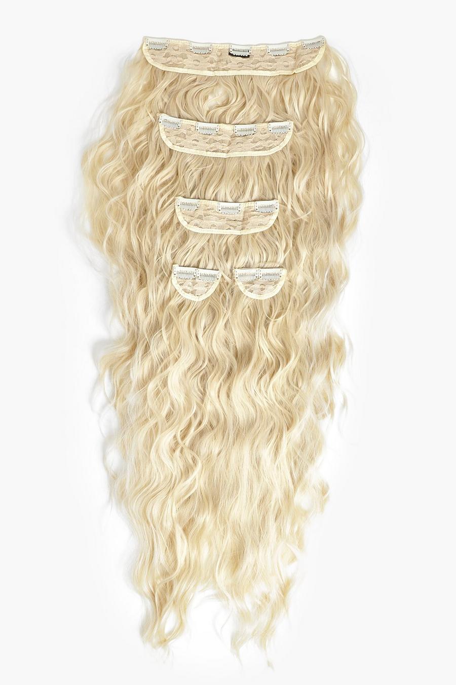 Extensión de cabello para cola de caballo con ondas de LullaBelz en rubio image number 1