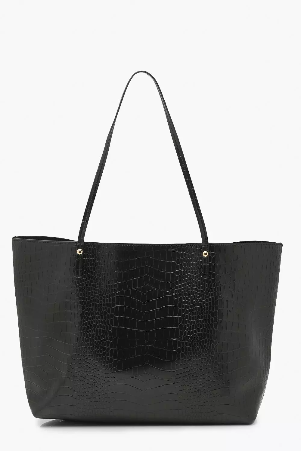 Asos design croc bonded shopper bag hotsell