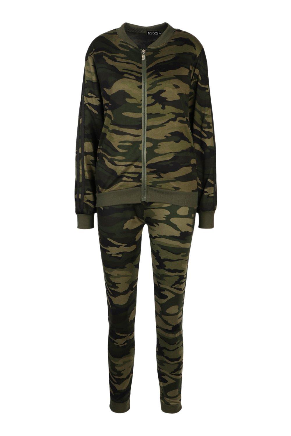 Camo hotsell tracksuit womens