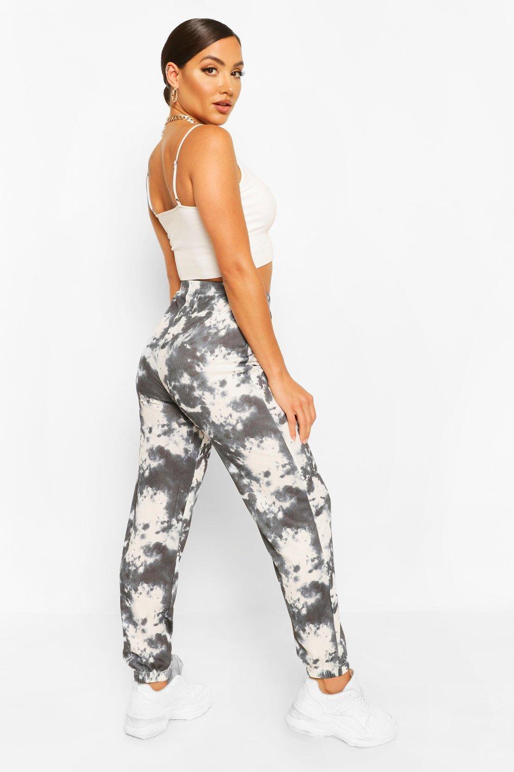 Tie Dye Ribbed Track Pants