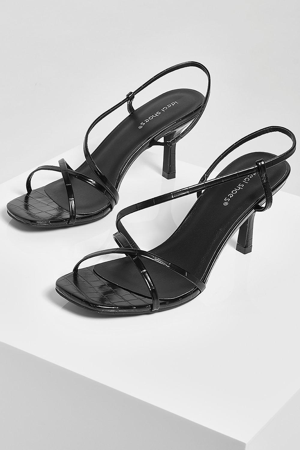 low black sandals