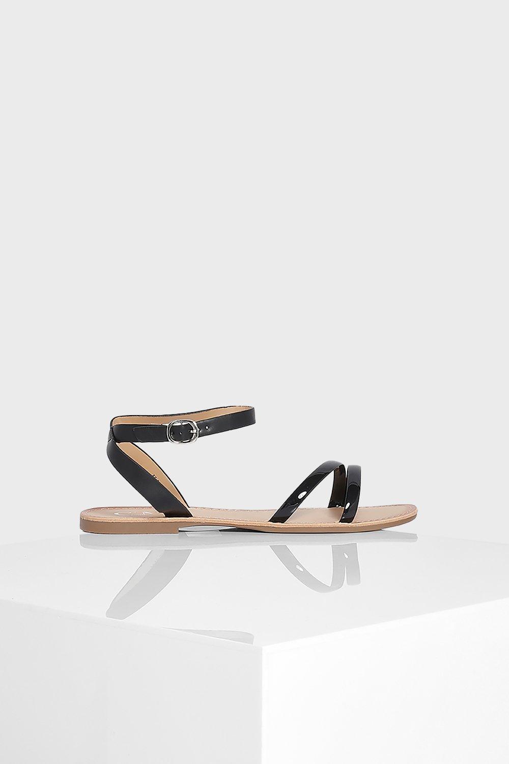 Multi Strap Flat Sandal